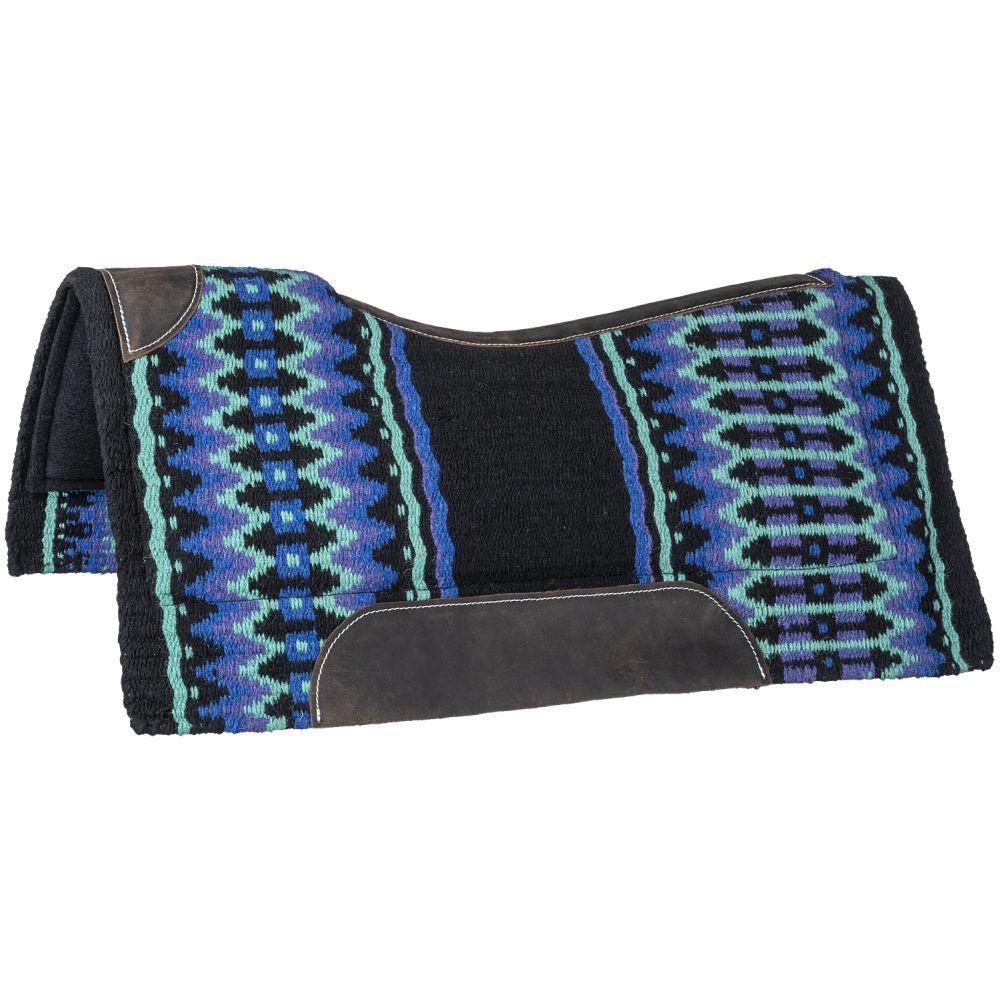 Western Contour Pad with Woven Blanket Top