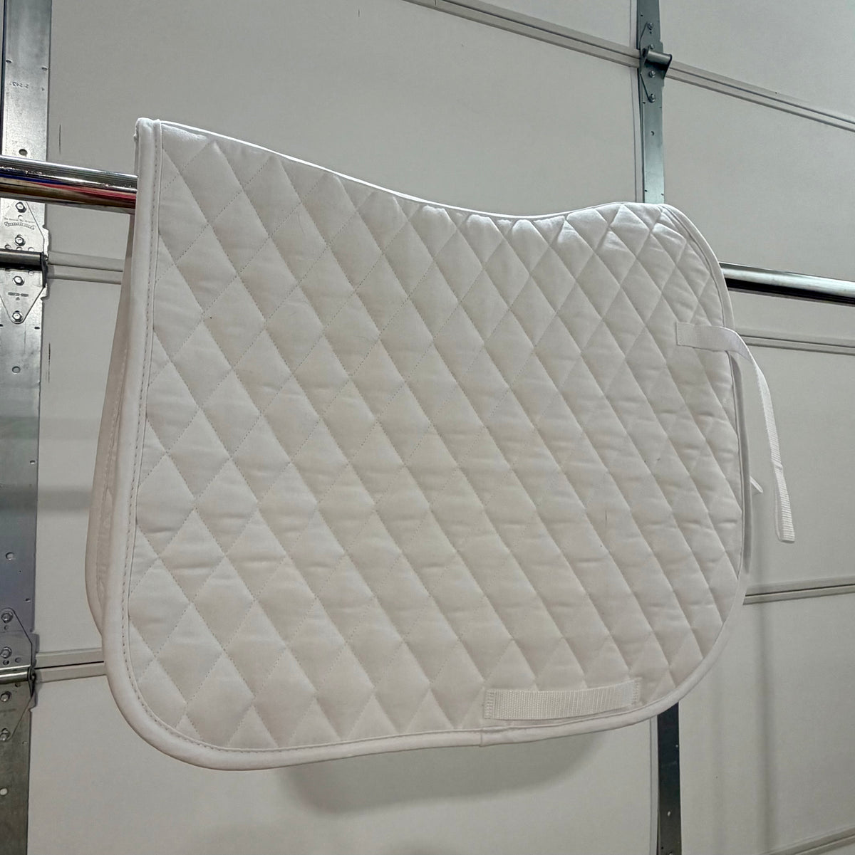 Lightly Used Gallops Saddlery Dressage Saddle Pad – White