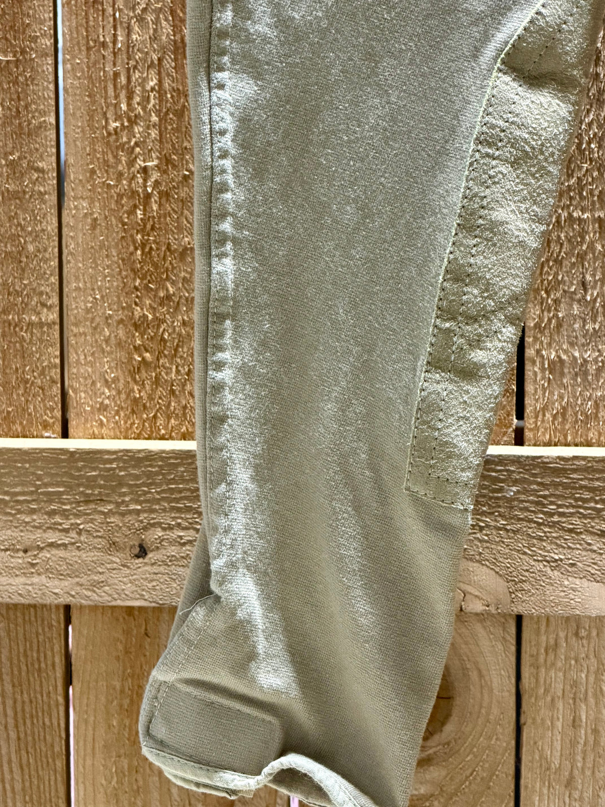 Ashley Children’s Pull-On Riding Breeches • Beige • Size 8