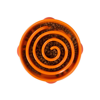 Outward Hound Fun Feeder Slo Bowl – Orange, Small
