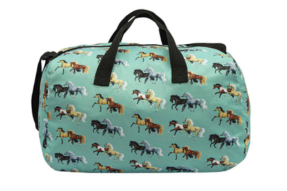 Lila Horse Pairs Duffel Bag