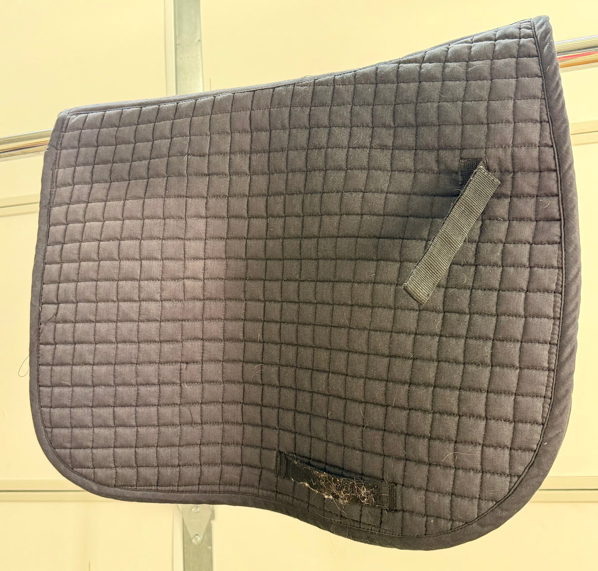 Used Dover Saddlery Dressage Pad – Black with Fading