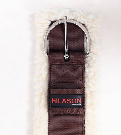 Western Nylon Cinch With White Fleece