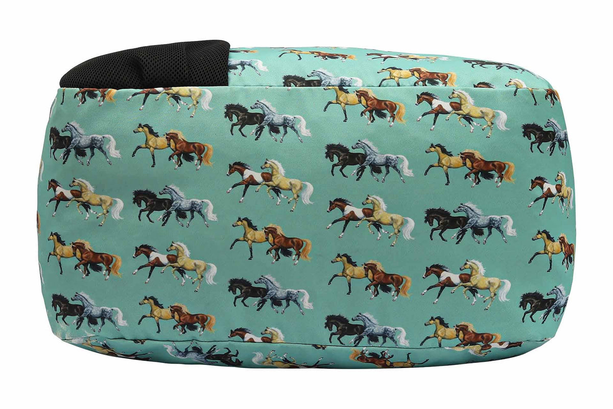 Lila Horse Pairs Duffel Bag