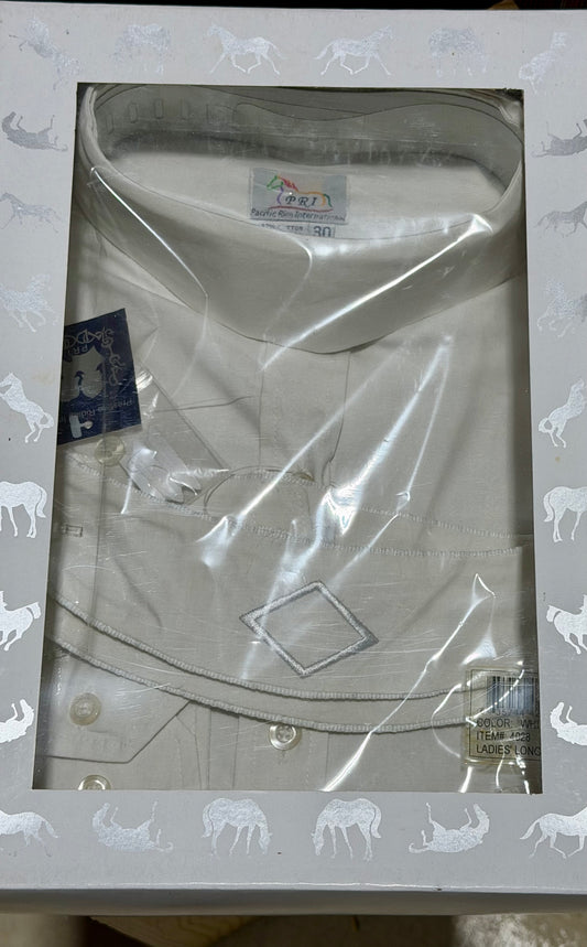 NEW IN PACKAGE • PRI English Show Shirt with Collars • Size 30 / XS