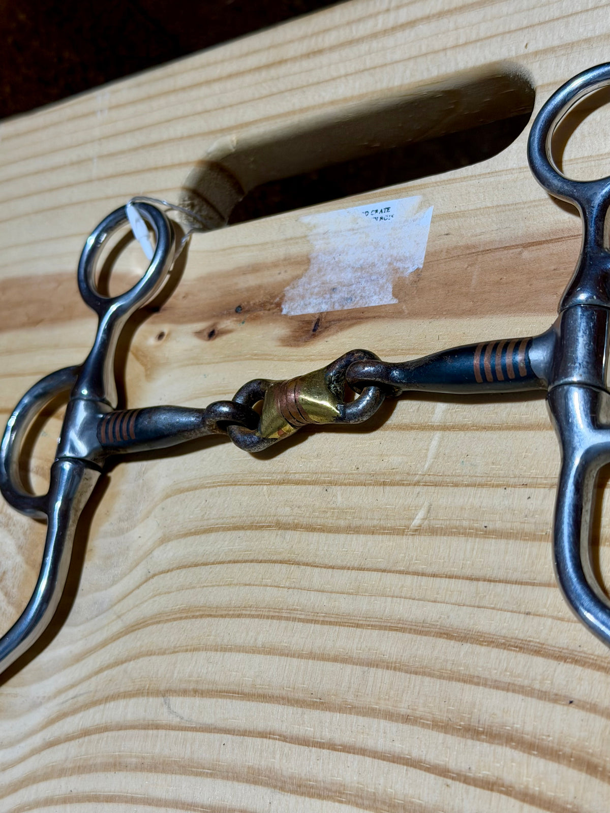 #1 | Used Argentine Snaffle Bit with Copper Dogbone • 5”
