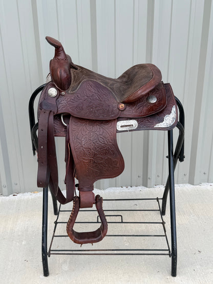 Used Royal King Youth Western Saddle – 13” Seat – Approx. 7” Gullet
