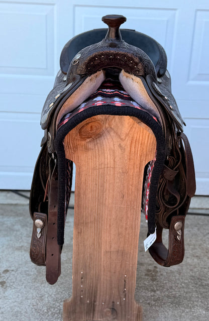 Circle Y Equitation Show Saddle|15.5” Seat|Model 2190