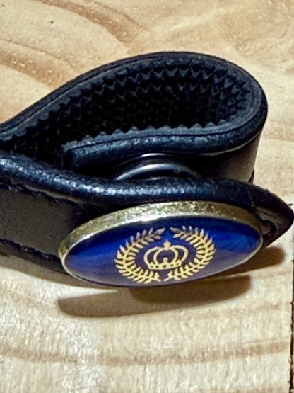 Used Black Padded Roller Browband Replacement – Snap-On Style