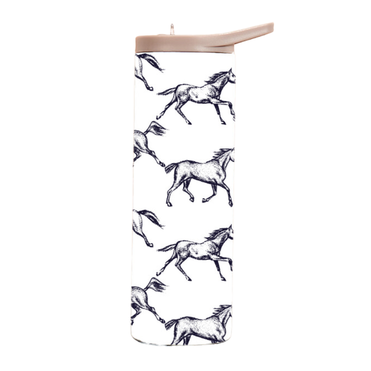 Vintage Horse Print Tumbler