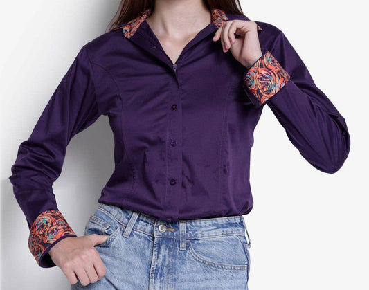 Ladies Hidden Zip Show Top – Women’s Show Shirt