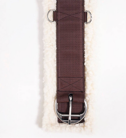 Western Nylon Cinch With White Fleece