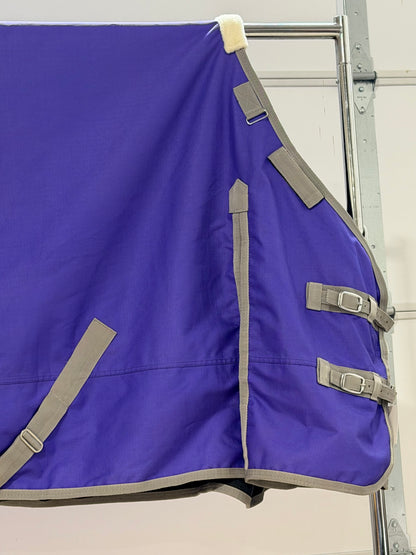 75” Turnout Sheet – Lavender Purple & Grey – 0g Fill