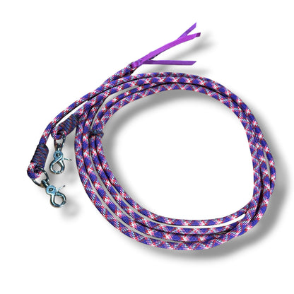SCR Tack Connected Split Reins 7’