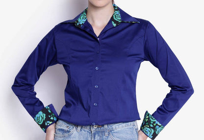 Ladies Hidden Zip Show Top – Women’s Show Shirt