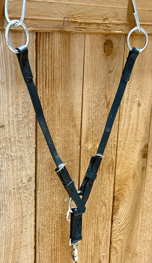 Lightly Used Black BioThane Training Fork Attachment