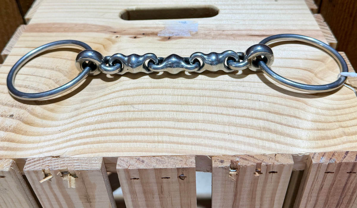 Lightly Used Waterford Loose Ring Snaffle Bit • 5.5”
