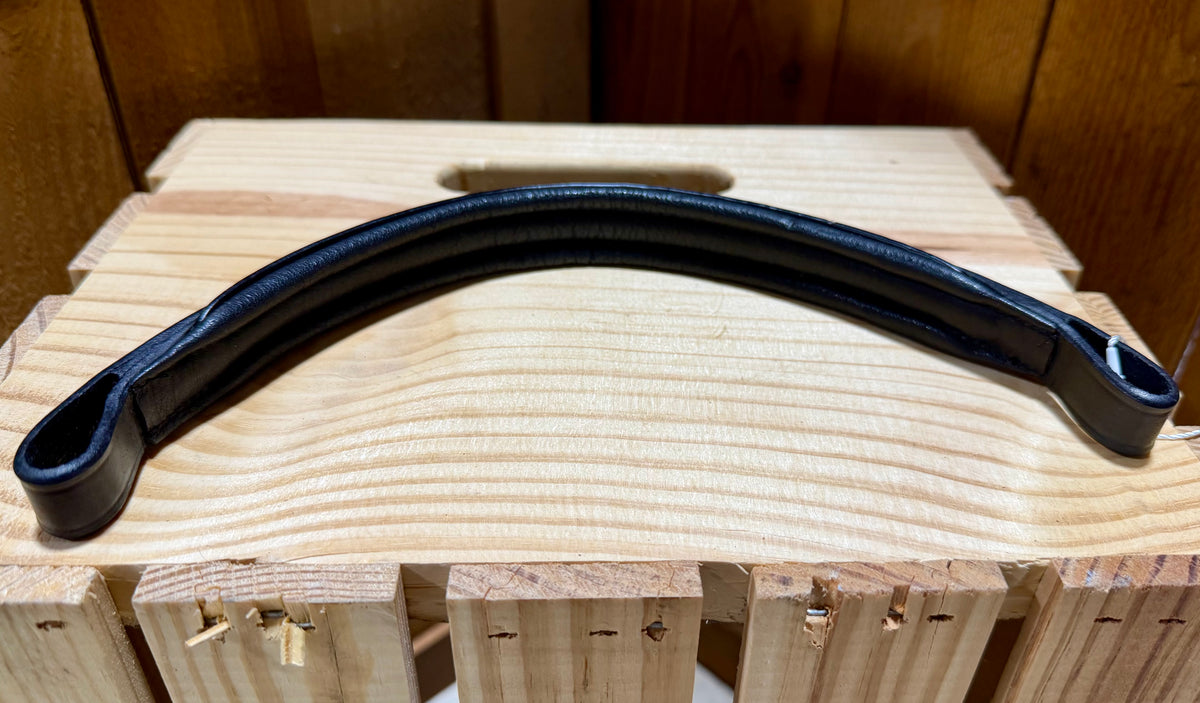 Used Black Padded Dressage Browband Replacement