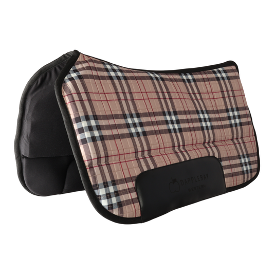 Dapplebay Plaid Western Saddle Pad
