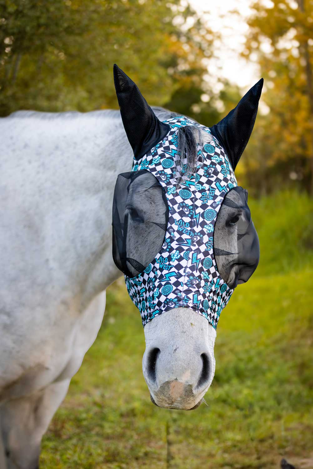 Lycra Fly Mask – Average Horse Size