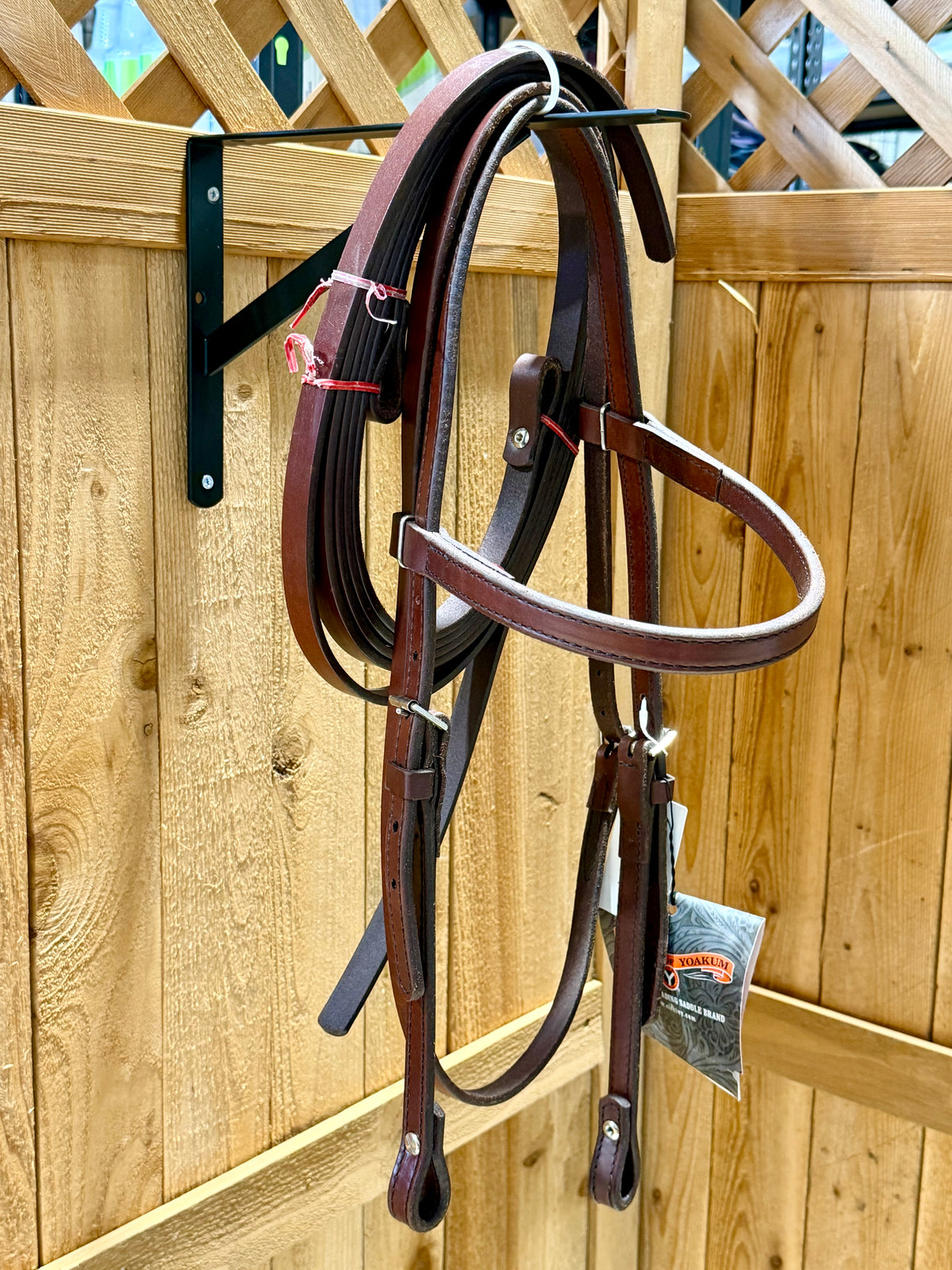 NWT Circle Y Draft Horse Browband Headstall & Split Reins