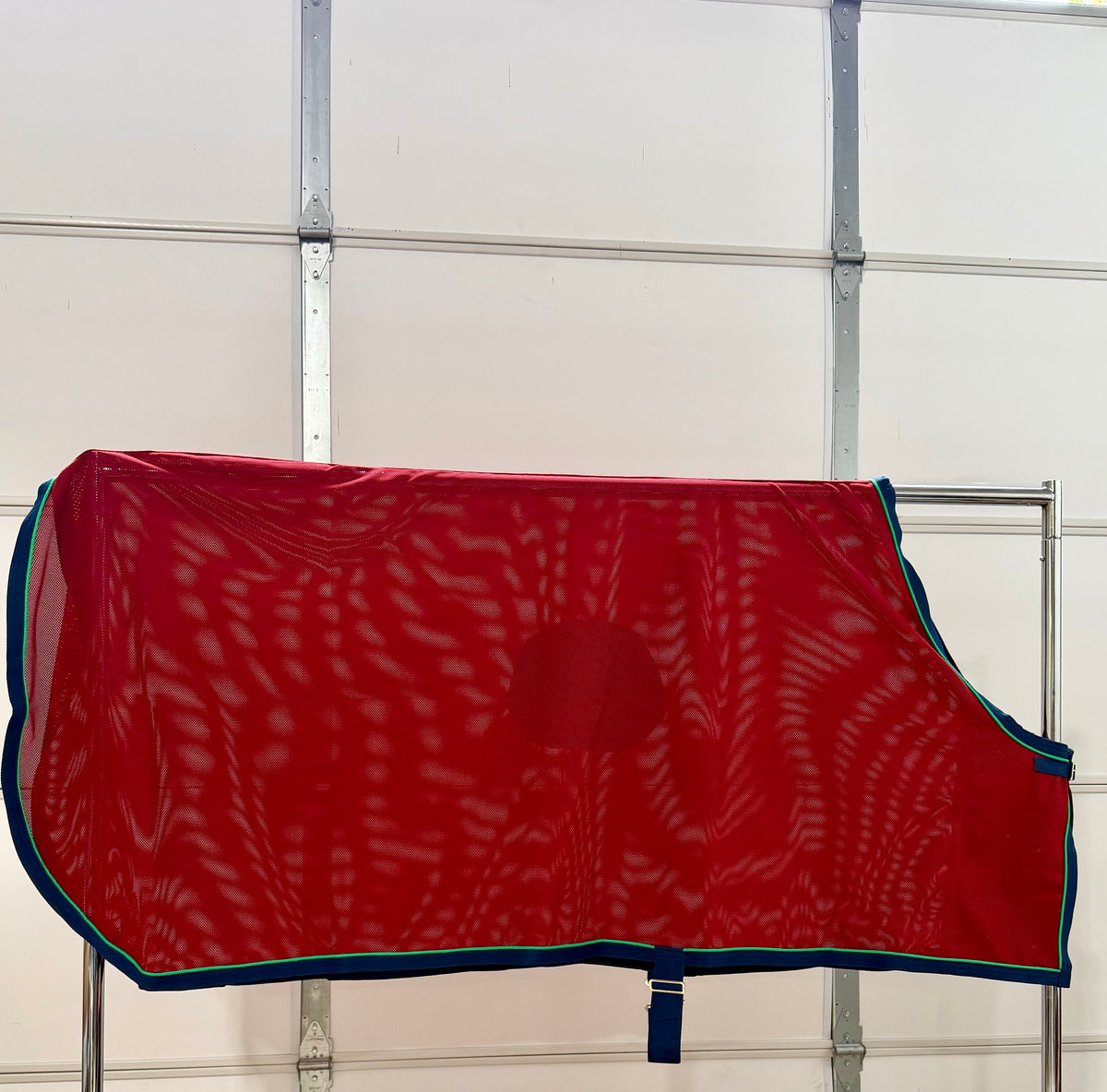 New Award Logo Mesh Horse Sheet – 74” – Red