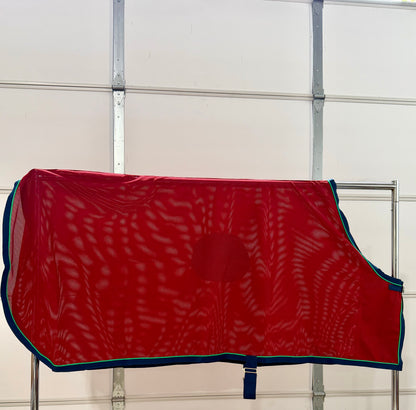 New Award Logo Mesh Horse Sheet – 74” – Red