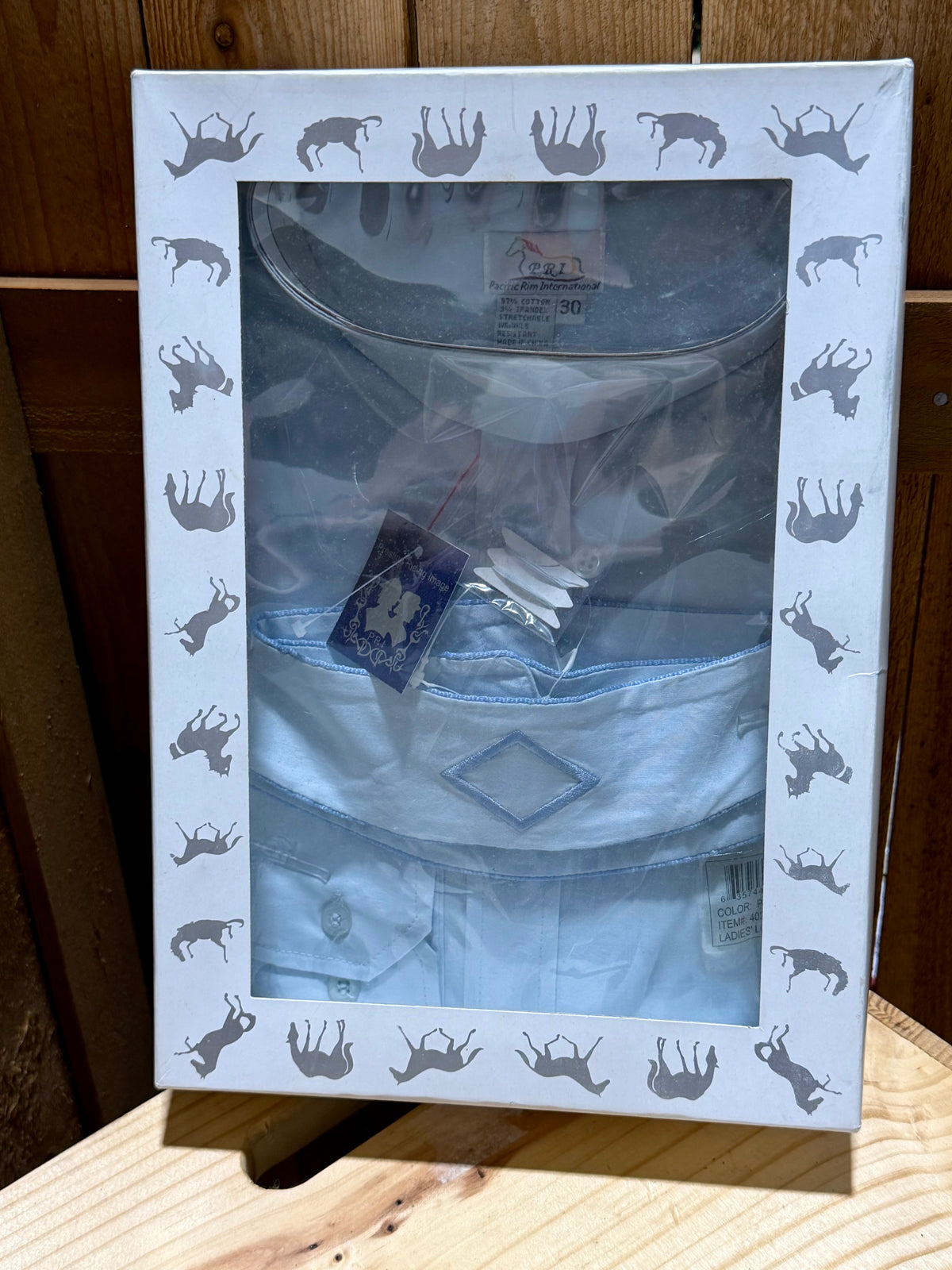 NEW IN PACKAGE • PRI English Show Shirt with Collars • Size 30 / XS