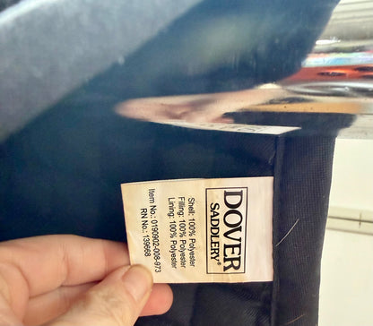 Lightly Used Dover Saddlery & Riders International Dressage Pad – Black