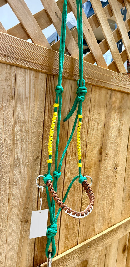 Brand New Knot Just Rope Football Rope Halter & Matching Lead