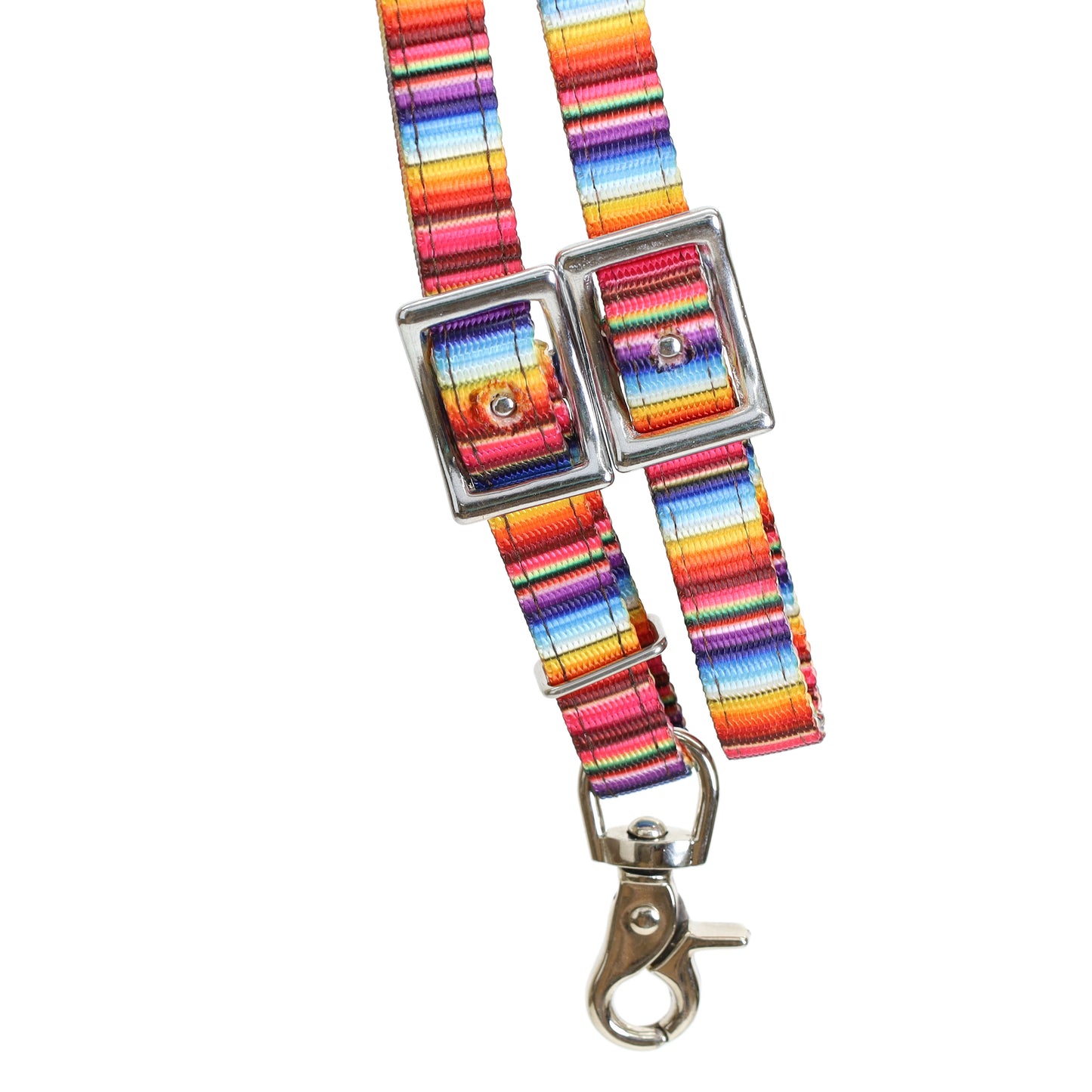 7.5’ Serape Rolled Nylon Contest Reins