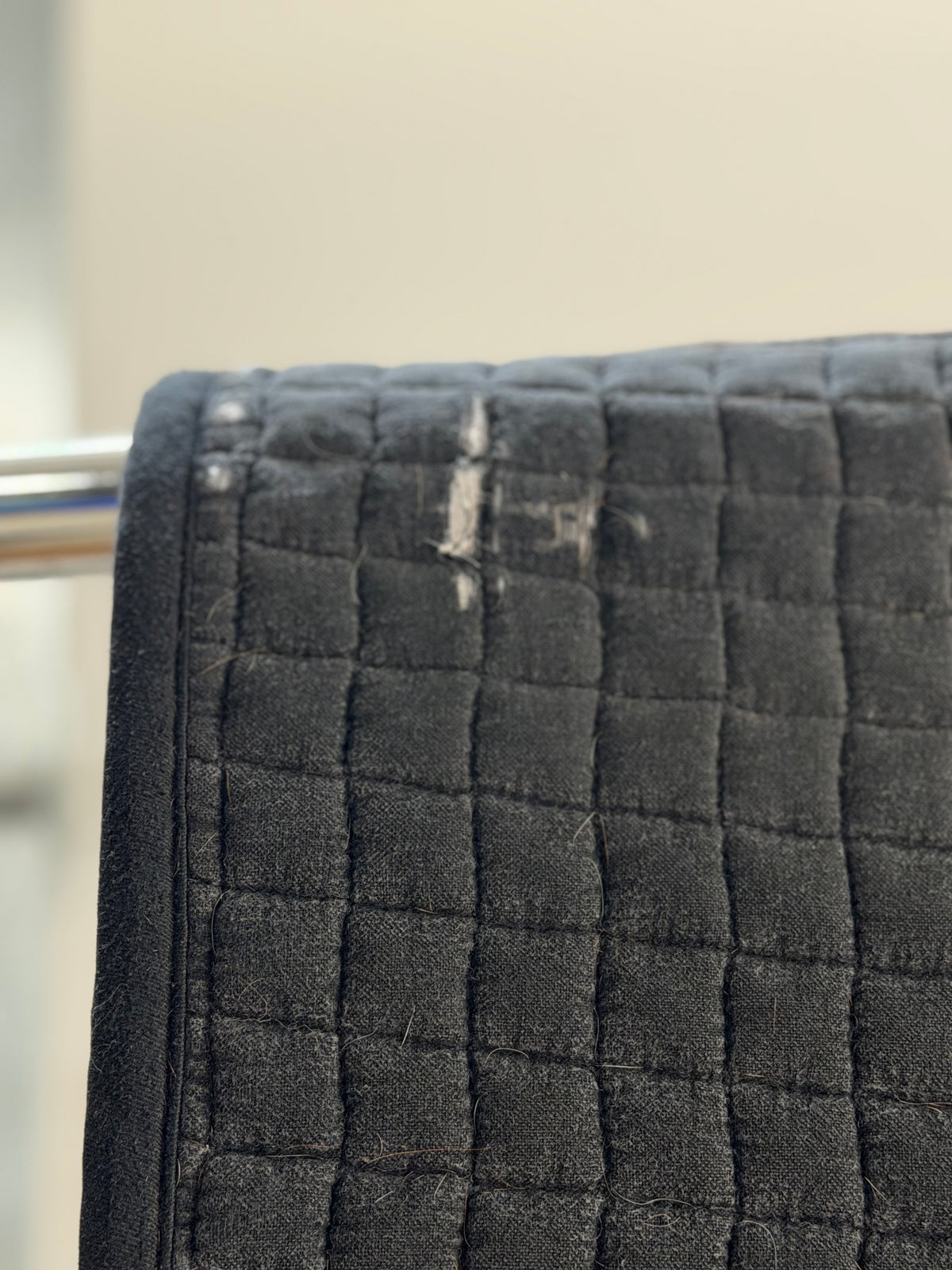 Used Dover Saddlery Dressage Pad – Black with Fading