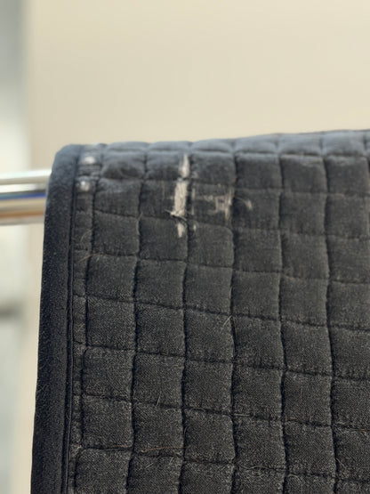 Used Dover Saddlery Dressage Pad – Black with Fading
