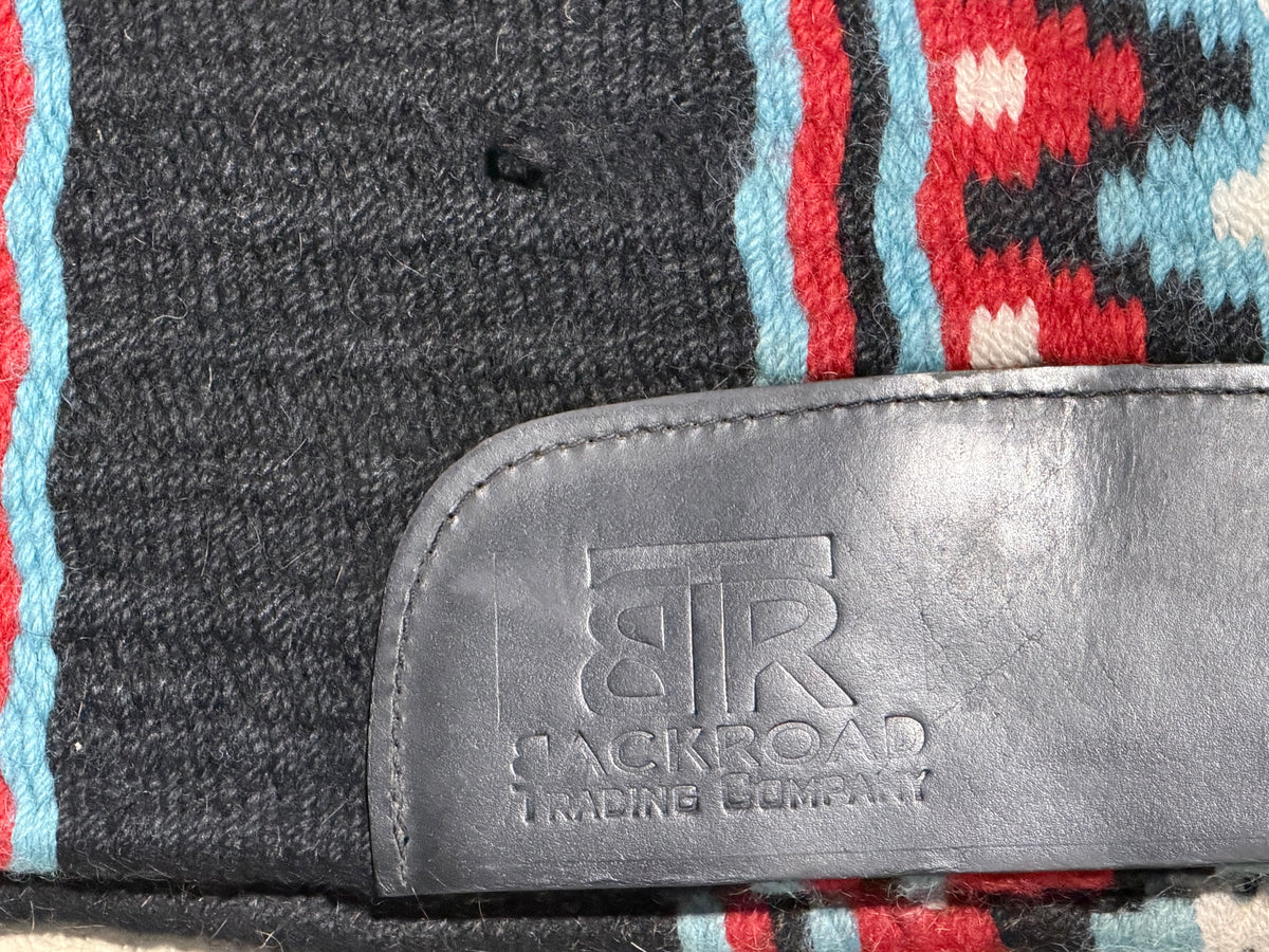 Backroad Trading Co. Western Show Pad • Black / Red / Turquoise • Lightly Used