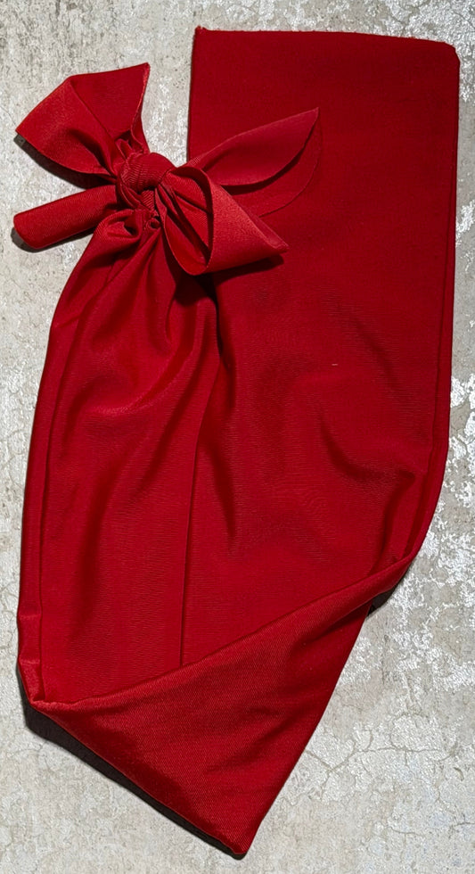 Red Lycra Tail Bag • Lightly Used