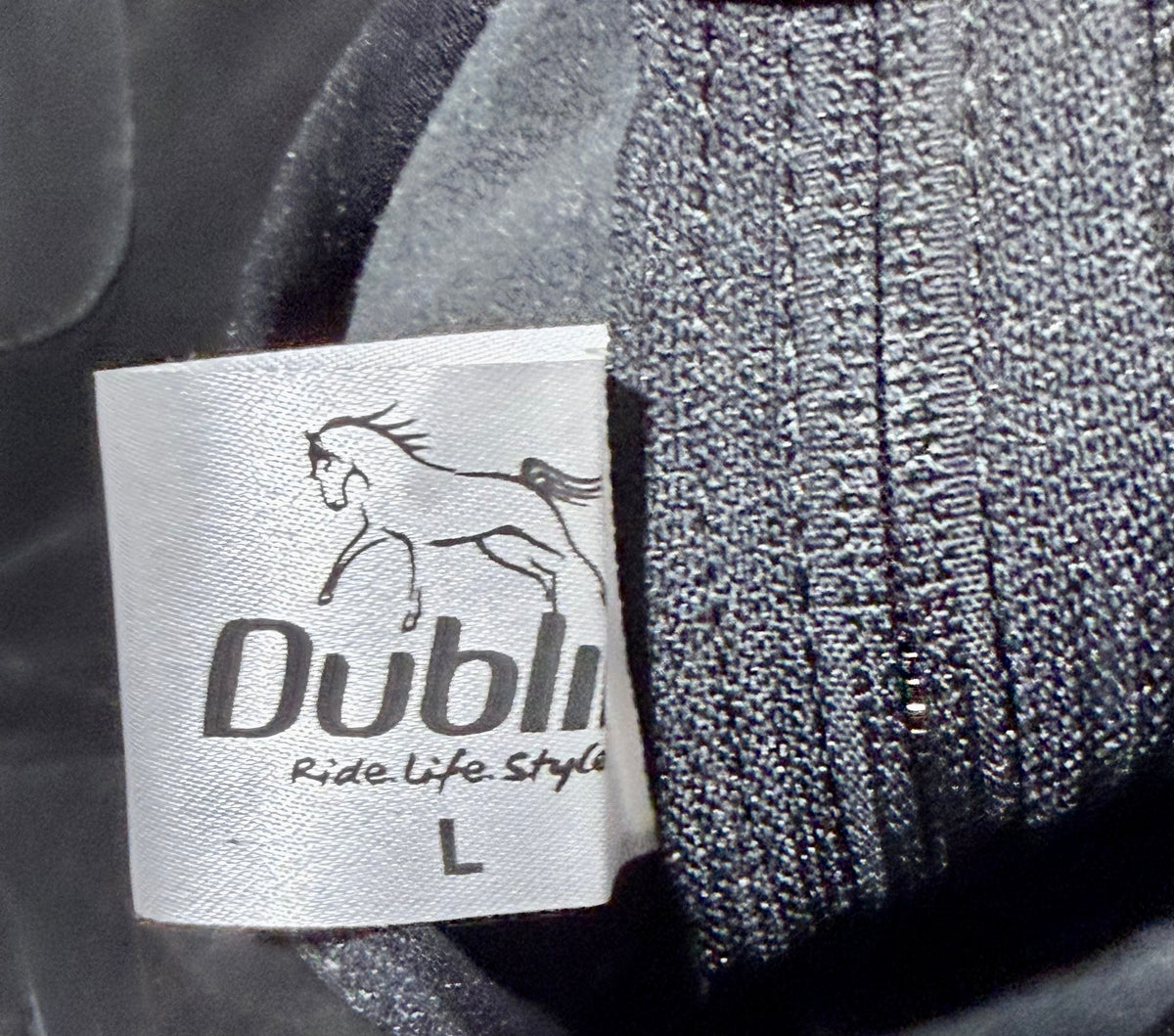 Dublin Ladies Half Chaps • Black • Size Large