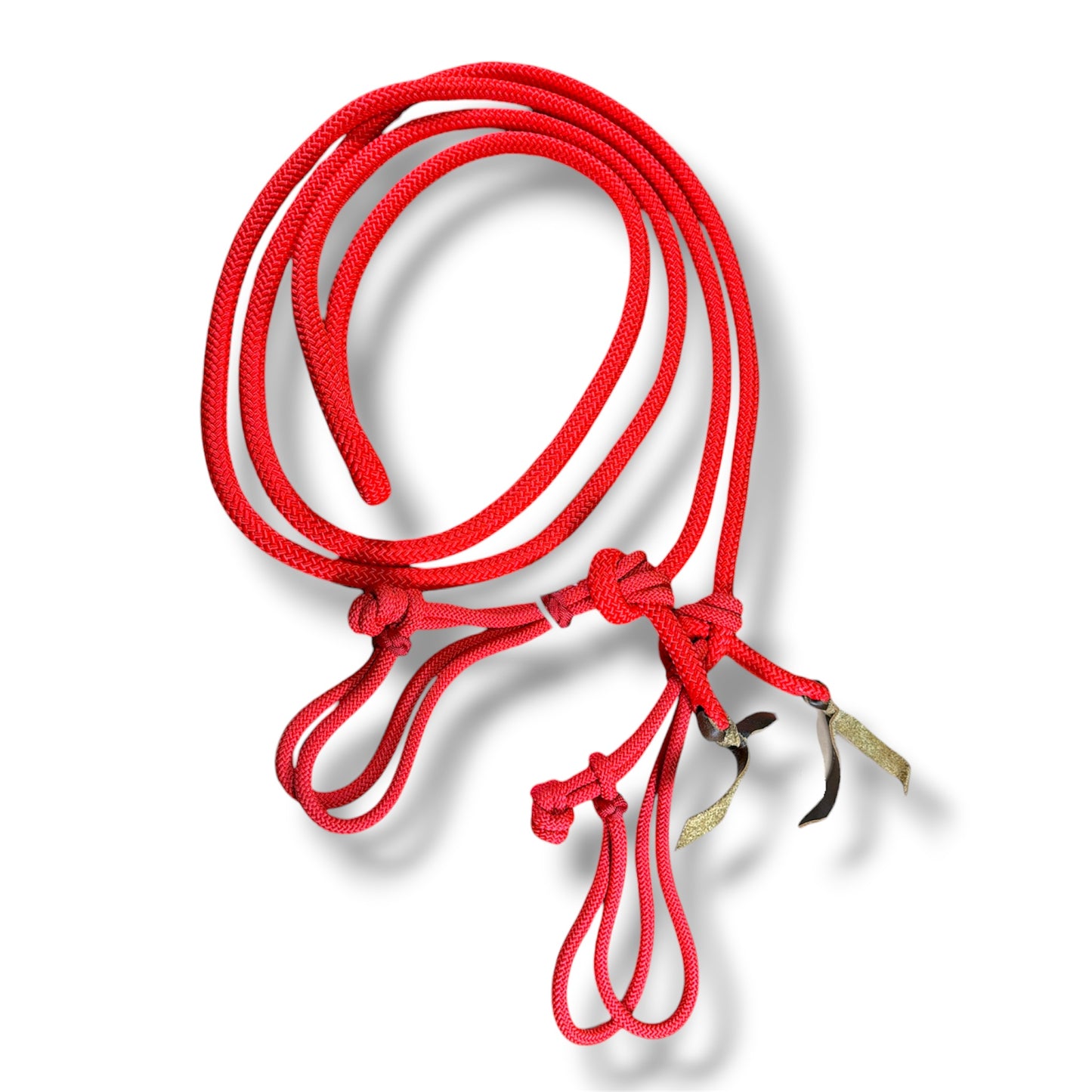 SCR Tack Roping Reins with EZ-Knot Slobber Straps 10 - 11” (read description)