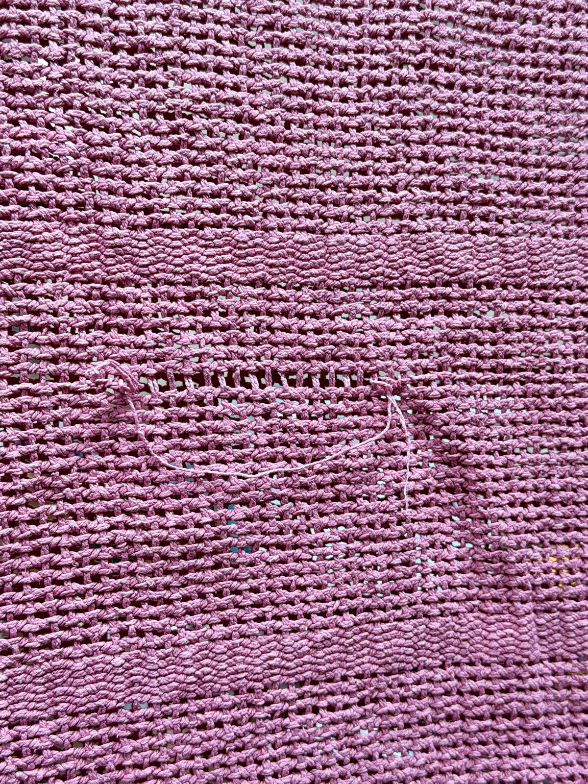 Lightly Used Waffle-Knit Anti-Sweat Cooler Sheet – 69” – Pink