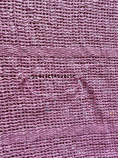 Lightly Used Waffle-Knit Anti-Sweat Cooler Sheet – 69” – Pink
