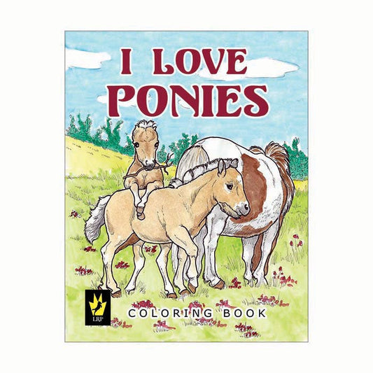 I Love Ponies Coloring Book