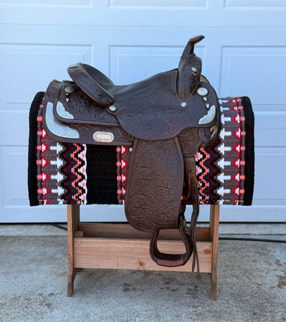 Circle Y Equitation Show Saddle|15.5” Seat|Model 2190