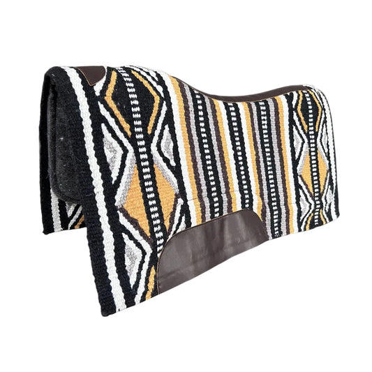 Woven Blanket Top Western Saddle Pad – 34” x 36” – Autumn Collection