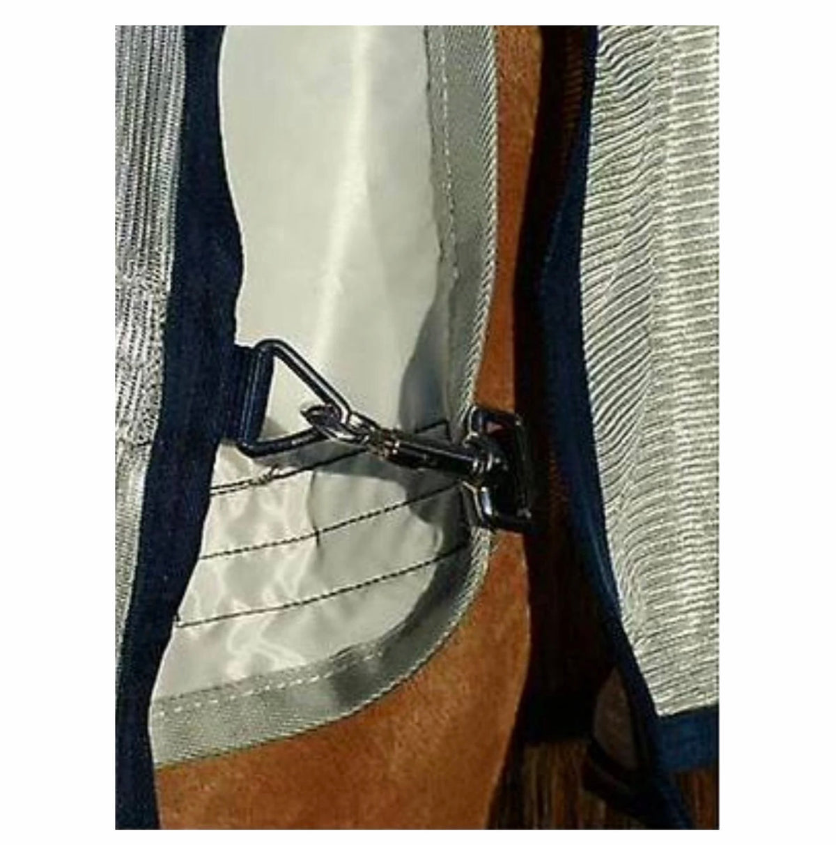 Used Horseware Ireland Waterproof Fly Rug Liner – 78” – Silver