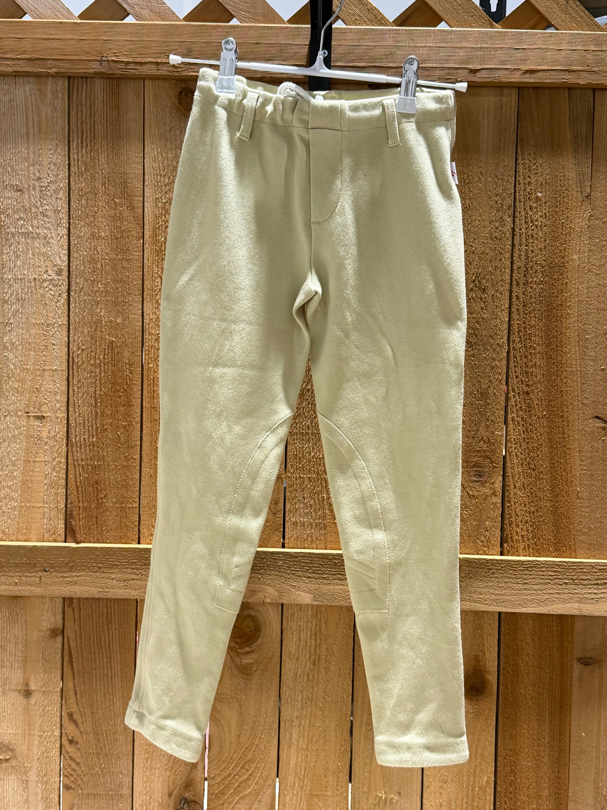 Devon-Aire Children’s Pull-On Riding Breeches • Beige • Size 8–10