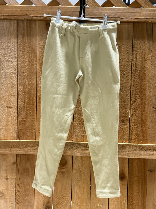 Devon-Aire Children’s Pull-On Riding Breeches • Beige • Size 8–10