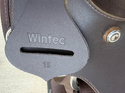 Used Wintec Western Saddle – 15” Seat – Brown Synthetic