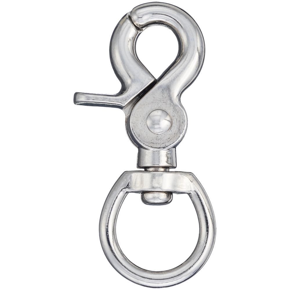 3/4” Swivel Scissor Snap Round  – Nickel Plated (Sold Individually)