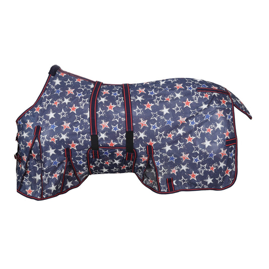 Star-Spangled Mesh Fly Sheet - "Miniature, Pony, Weanling & Foal Size"