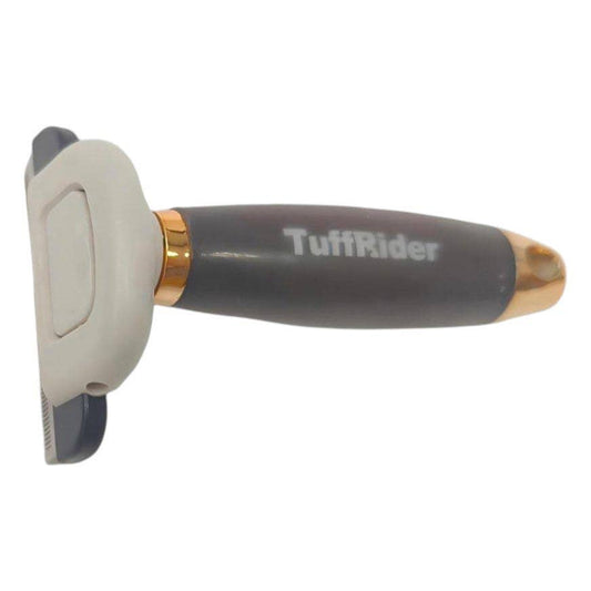 Metal Shedding Blade Comb with Soft Gel Grip