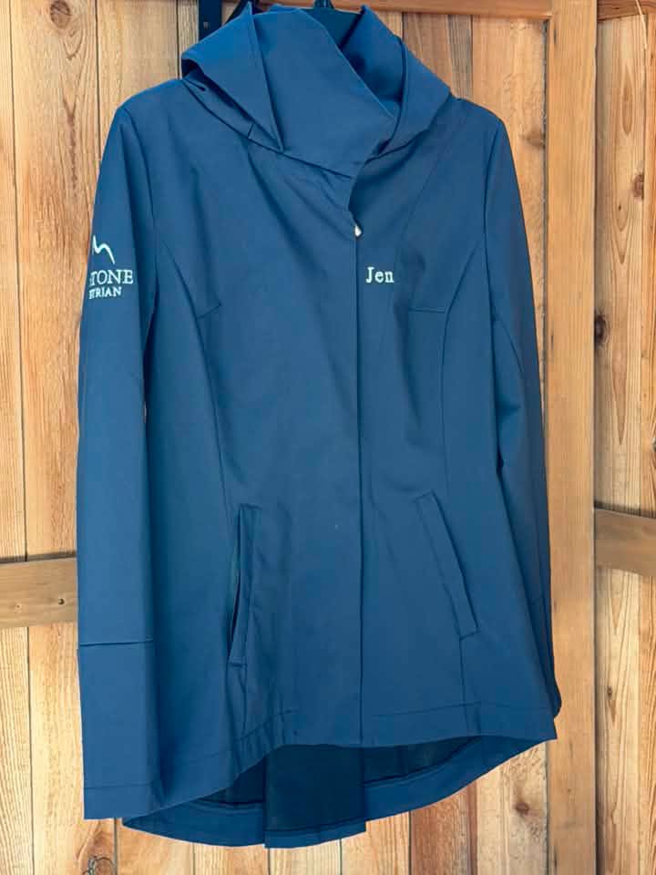Noel Asmar Equestrian Women’s Technical Riding Jacket – Navy – Oversized Hood